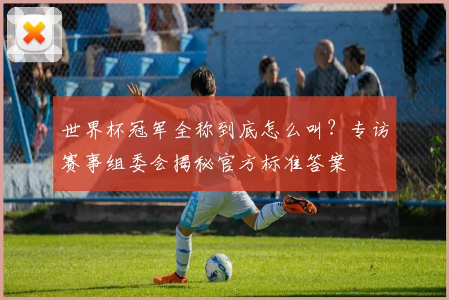 世界杯冠军全称到底怎么叫？专访赛事组委会揭秘官方标准答案