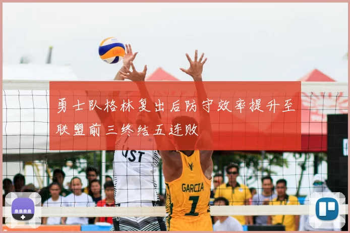 勇士队格林复出后防守效率提升至联盟前三终结五连败