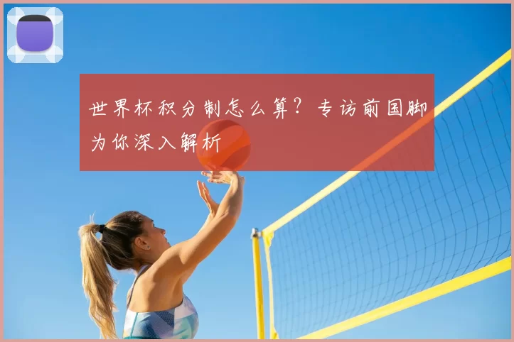 世界杯积分制怎么算？专访前国脚为你深入解析