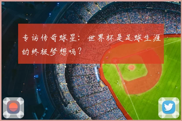 专访传奇球星：世界杯是足球生涯的终极梦想吗？